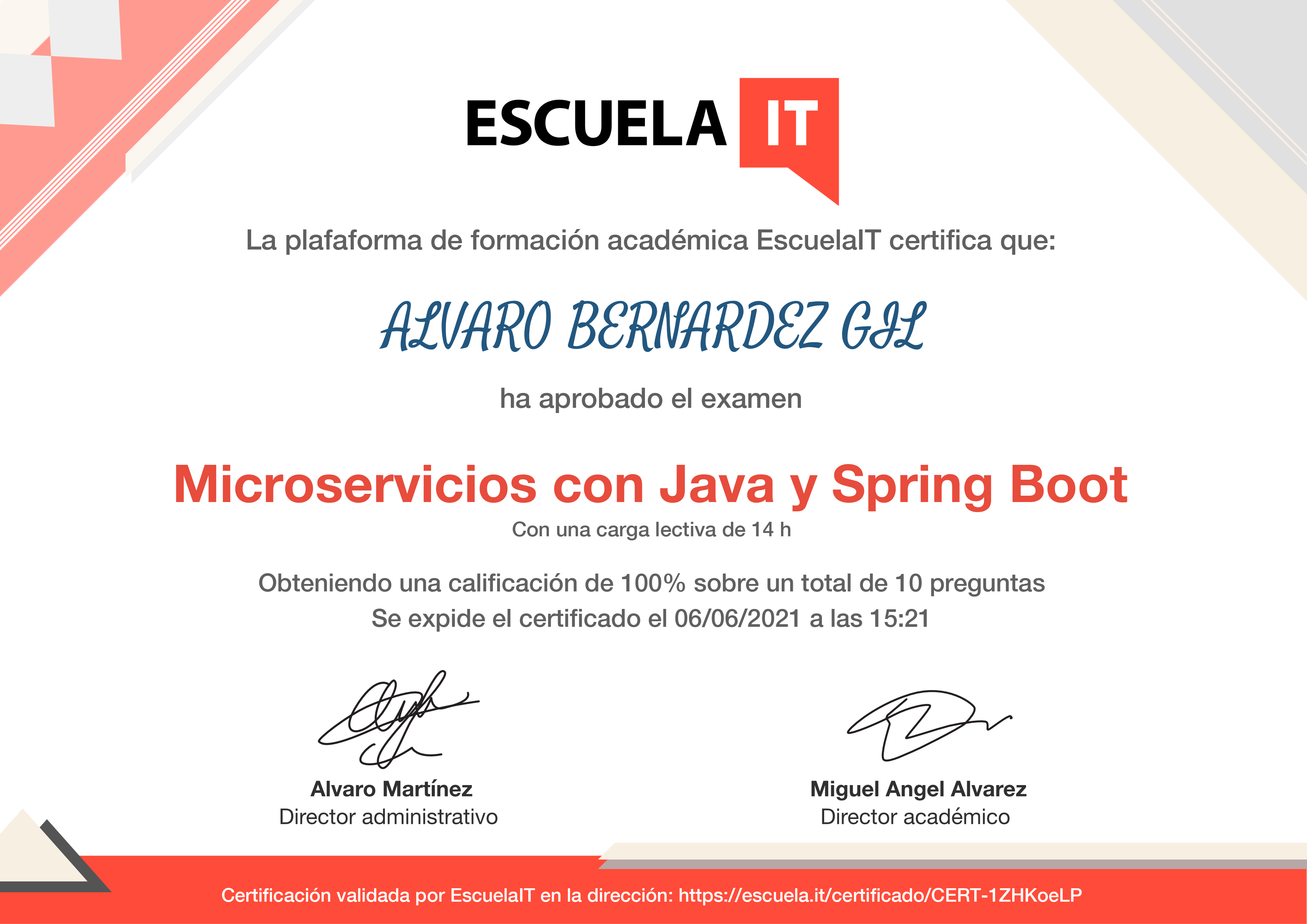 Certificado