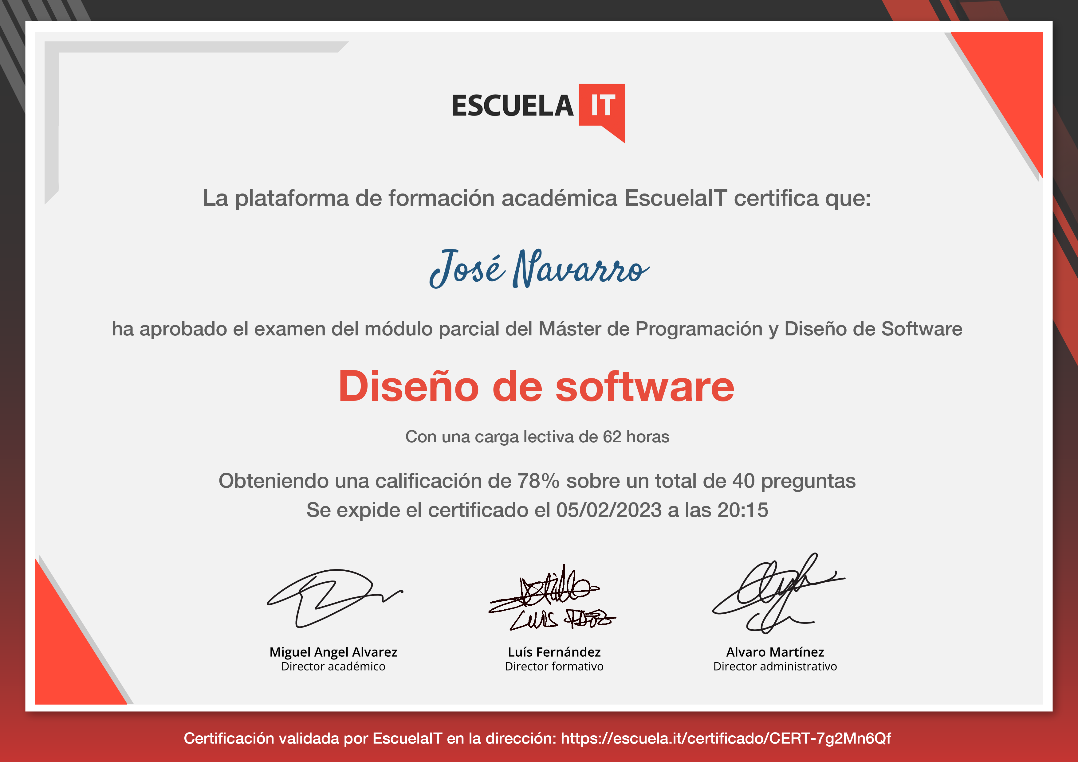 Certificado