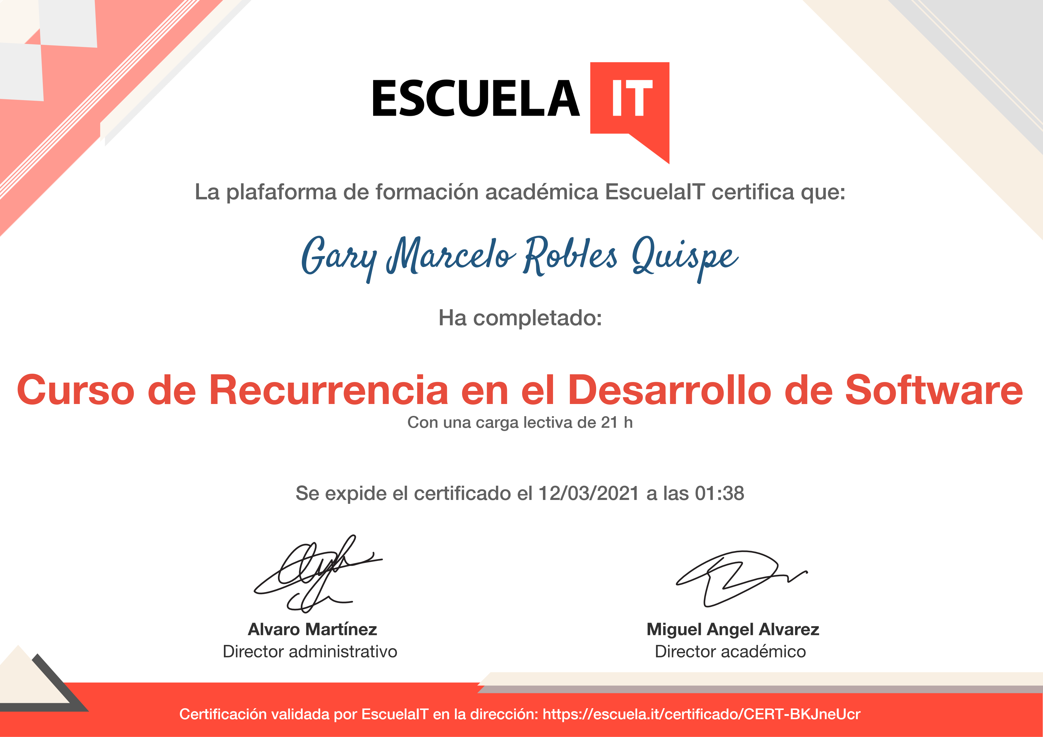 Certificado
