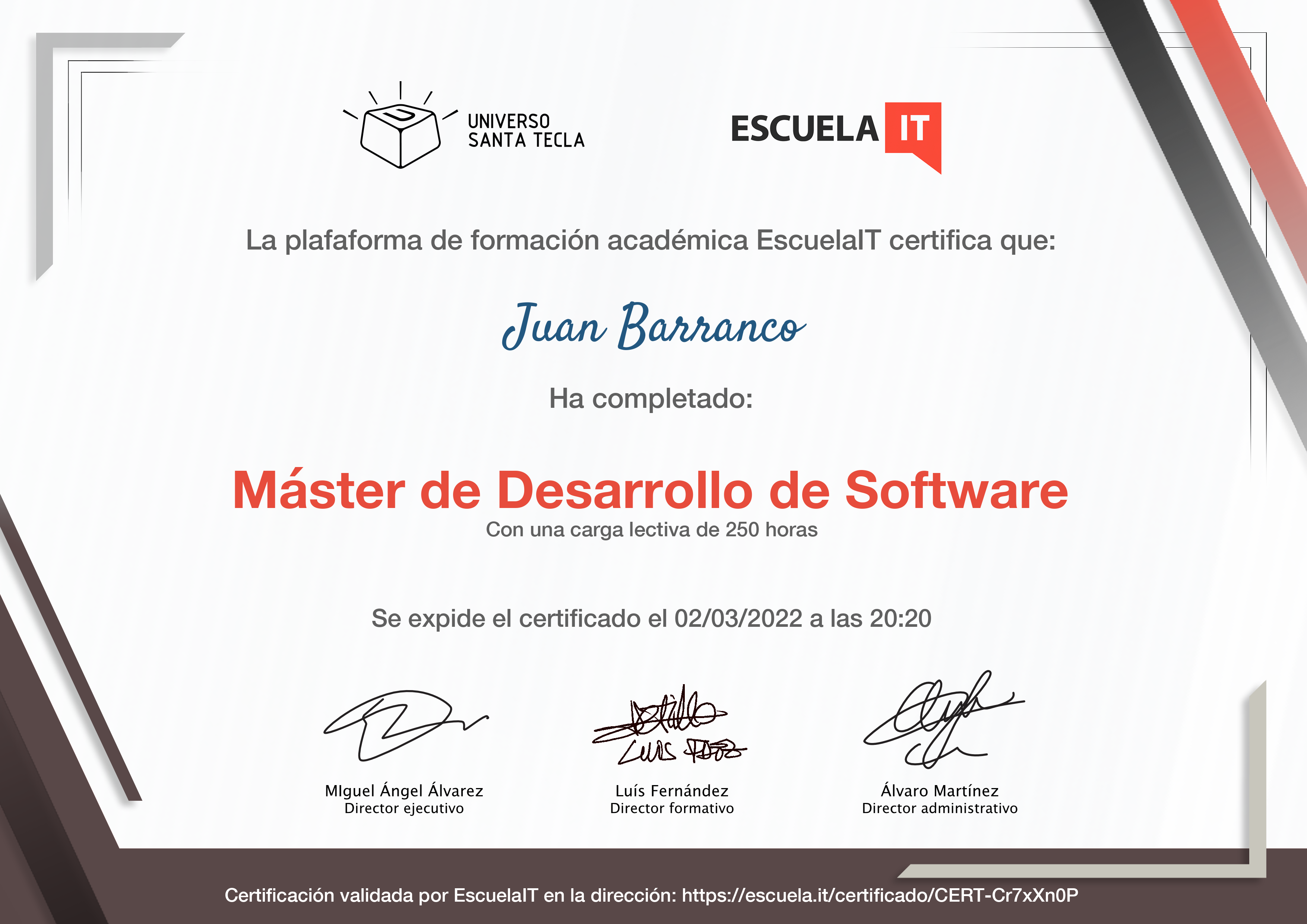 Certificado