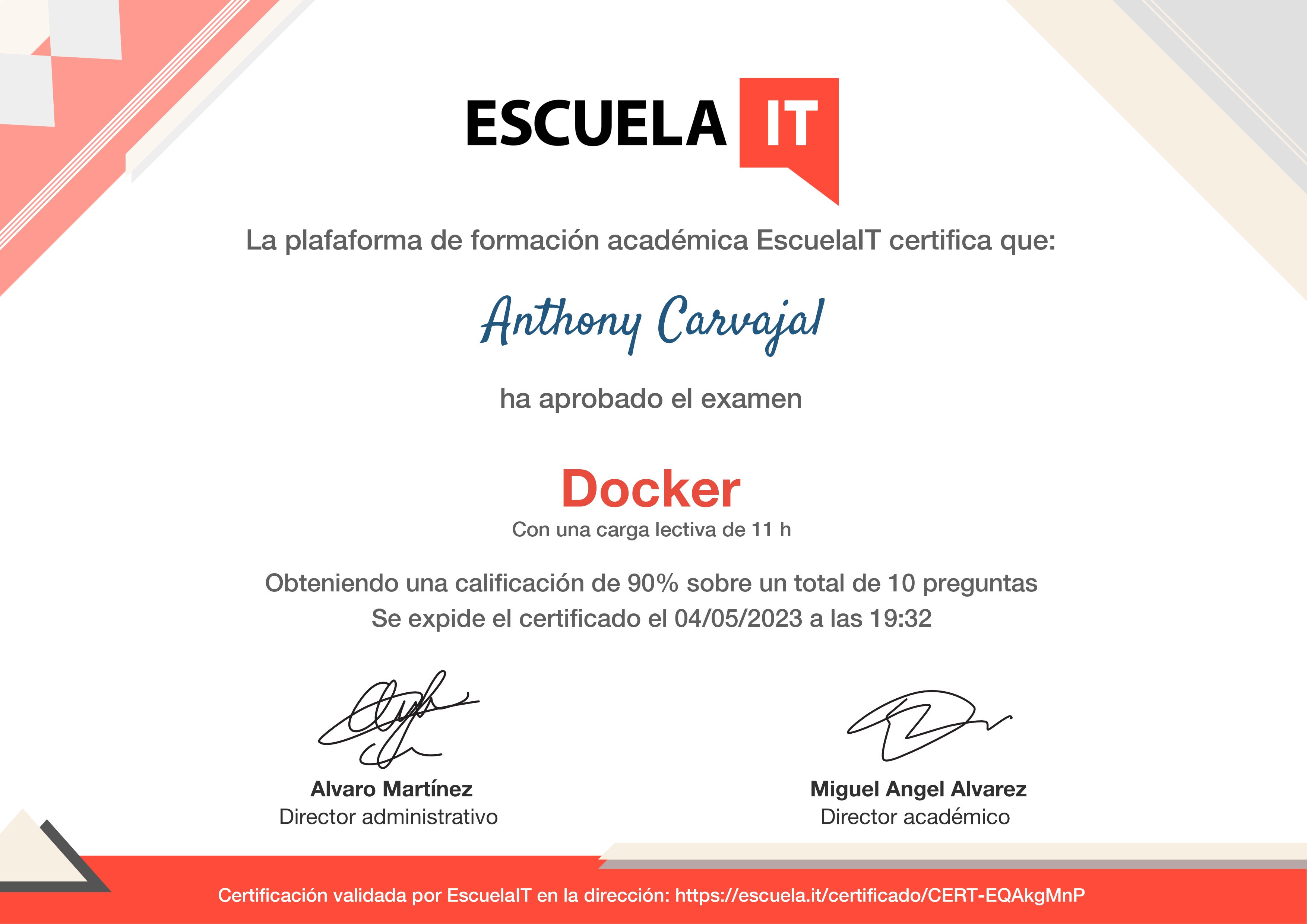 Certificado