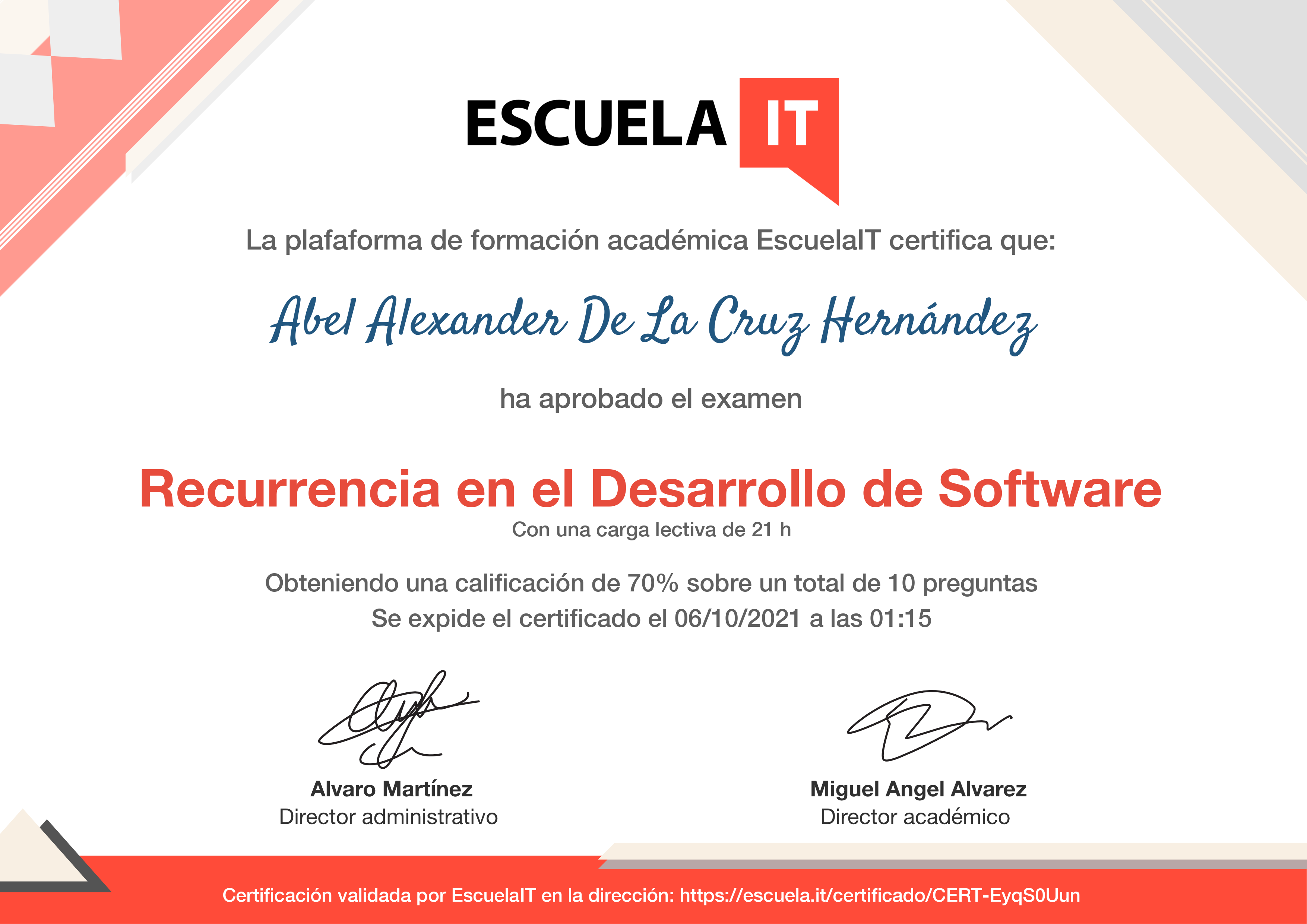 Certificado