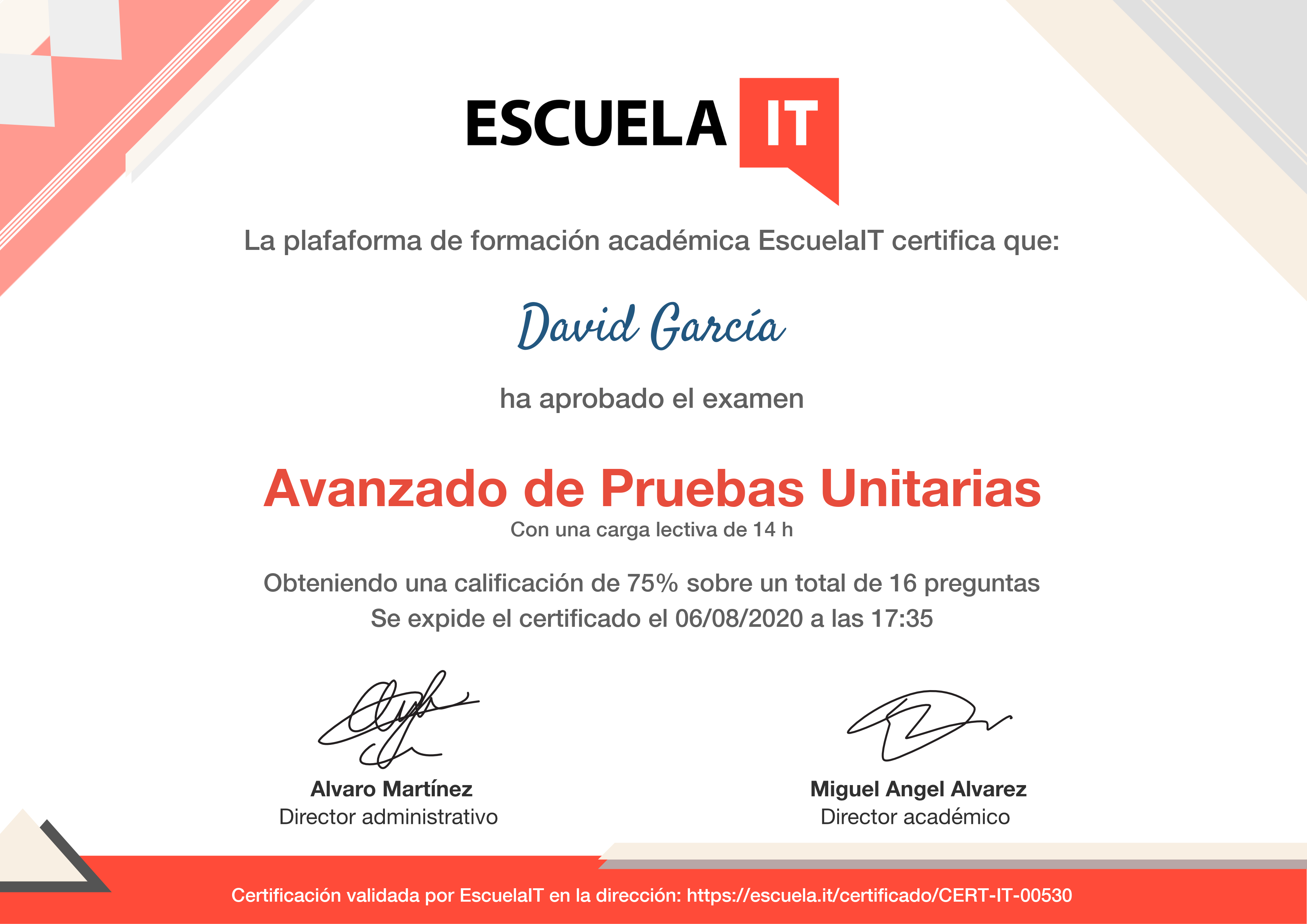 Certificado