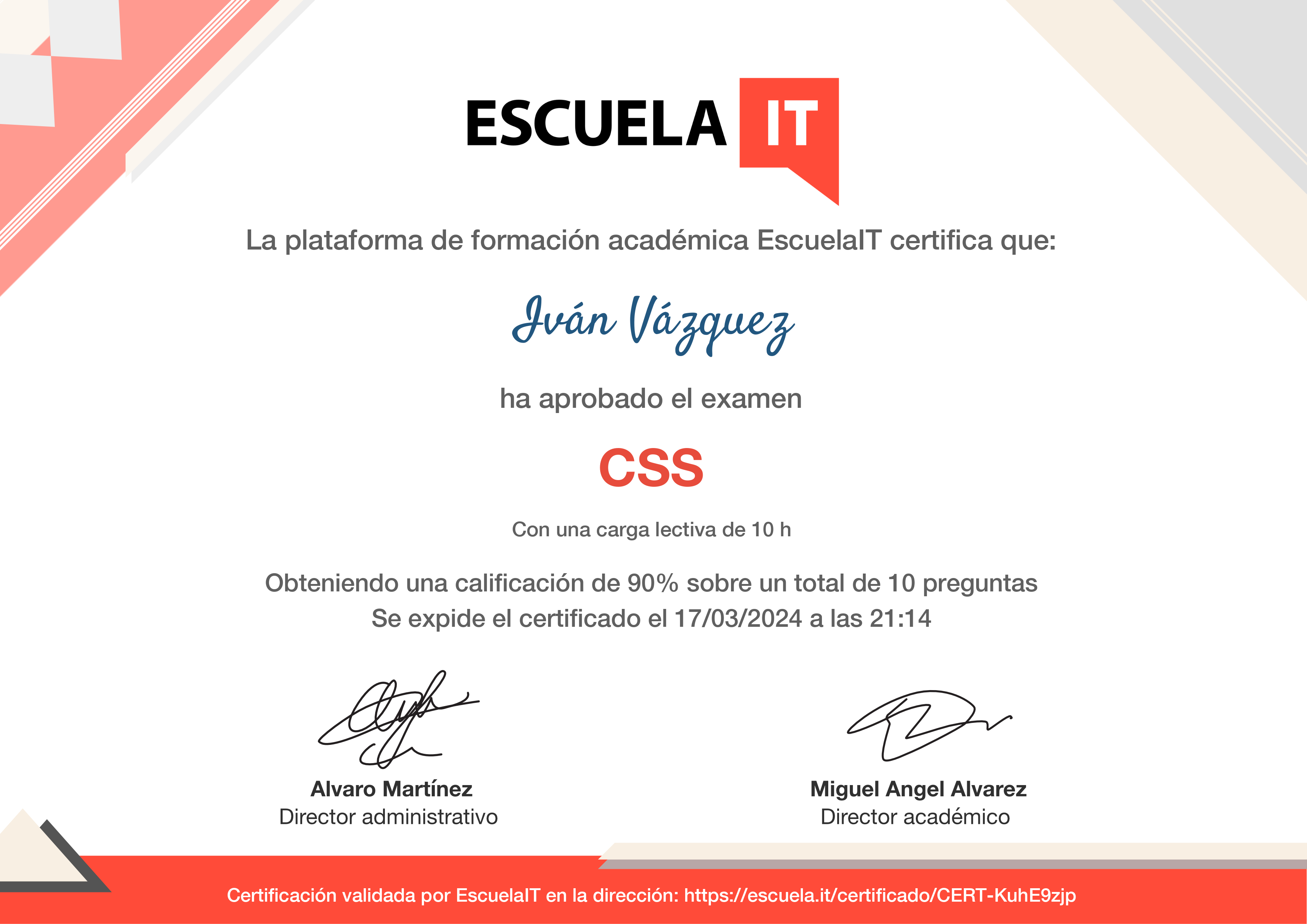 Certificado