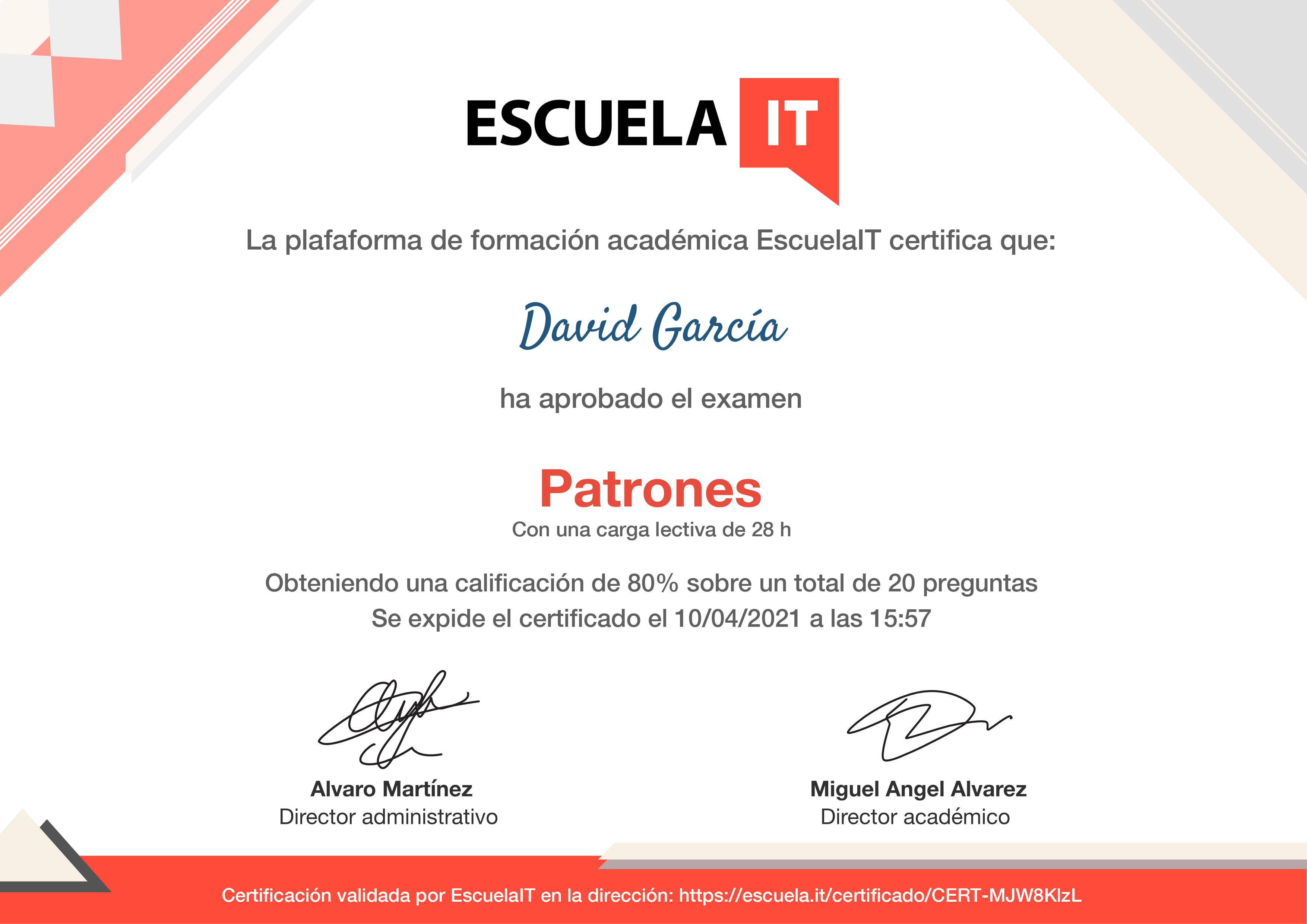 Certificado