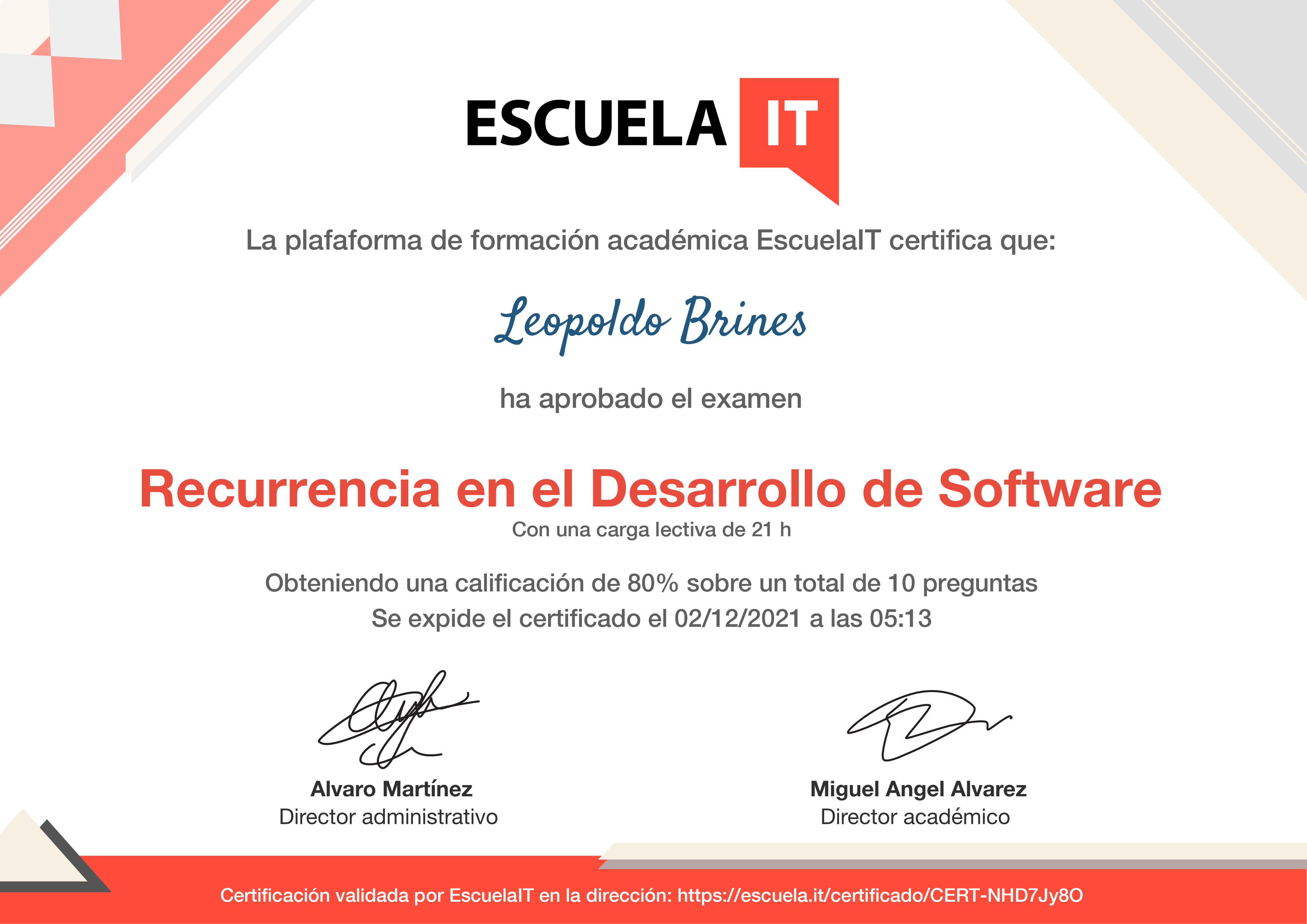 Certificado