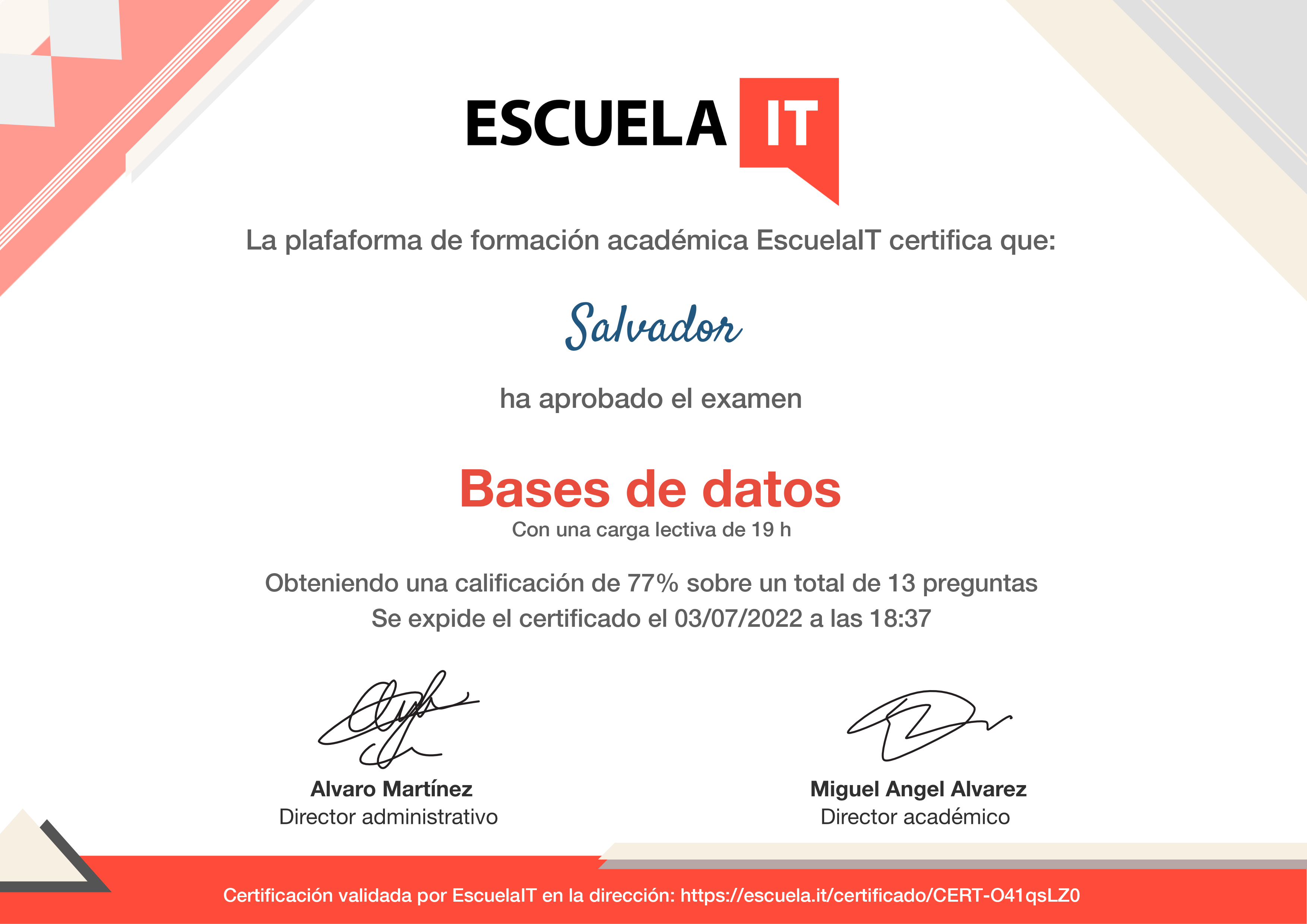 Certificado