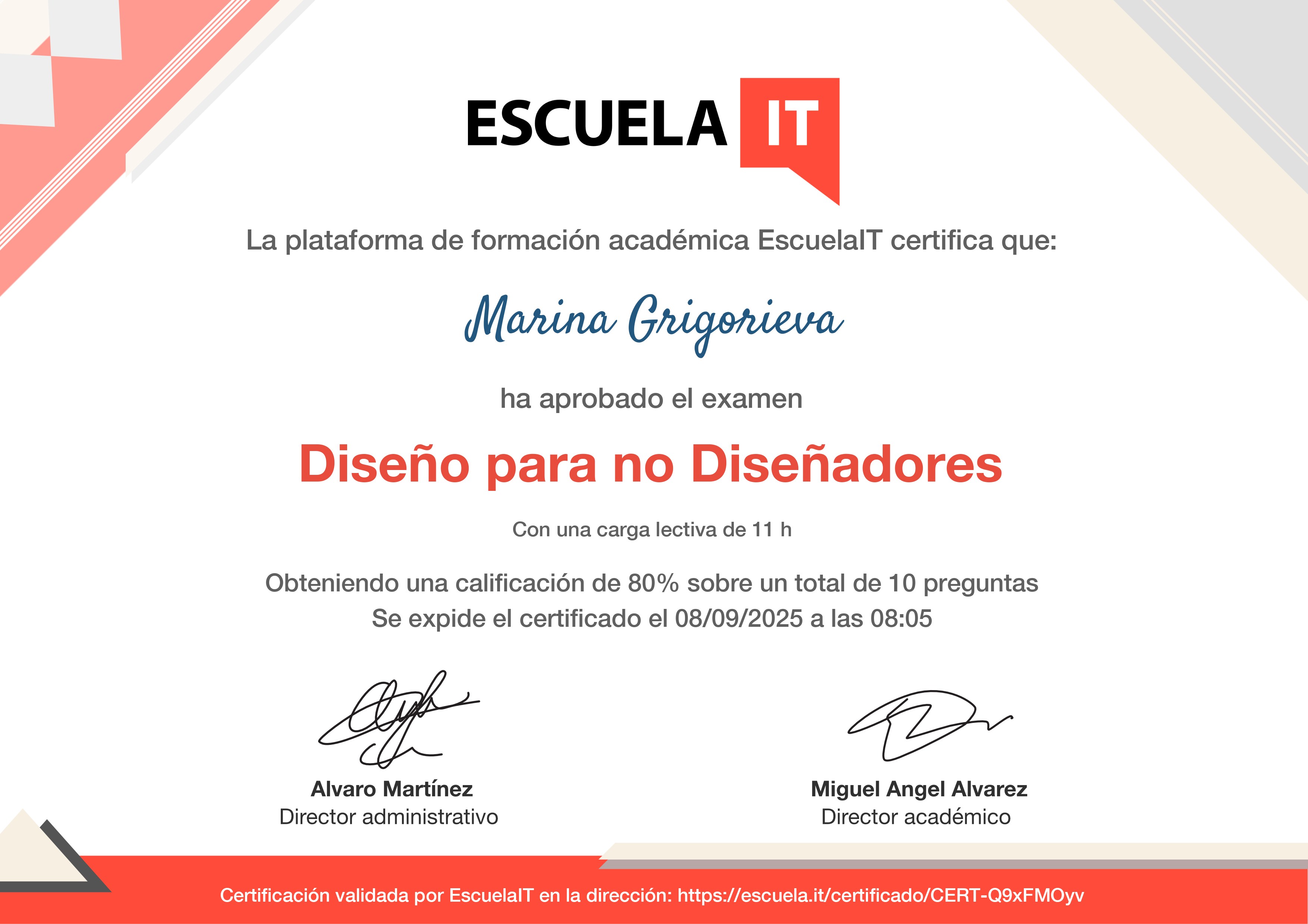Certificado