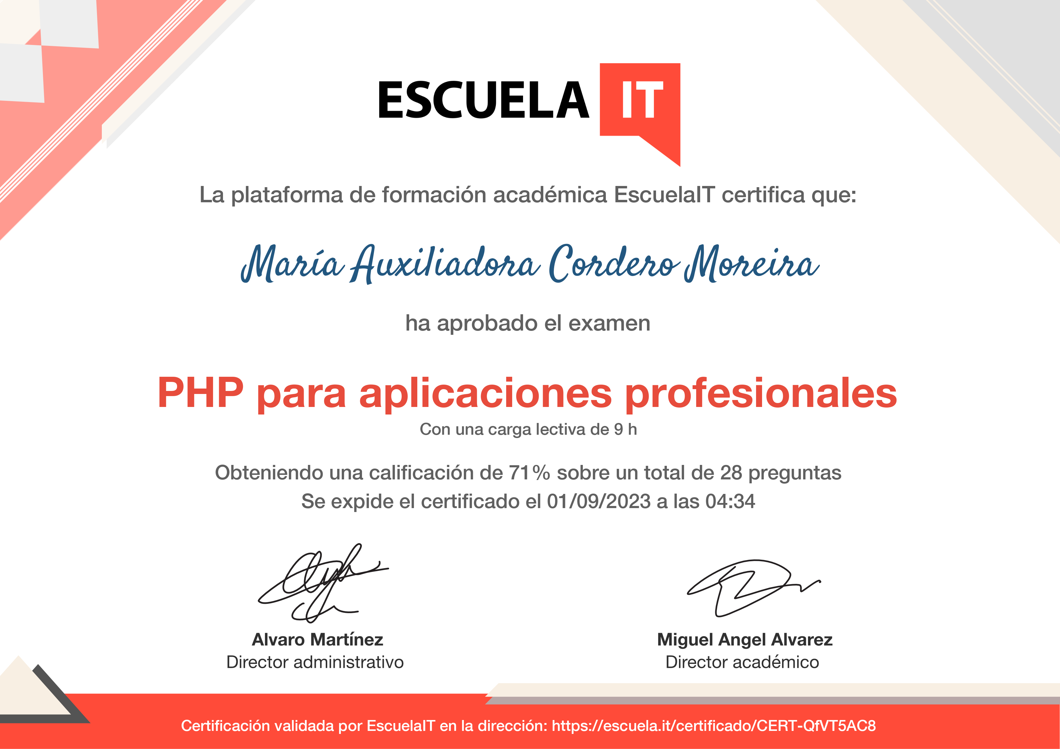 Certificado