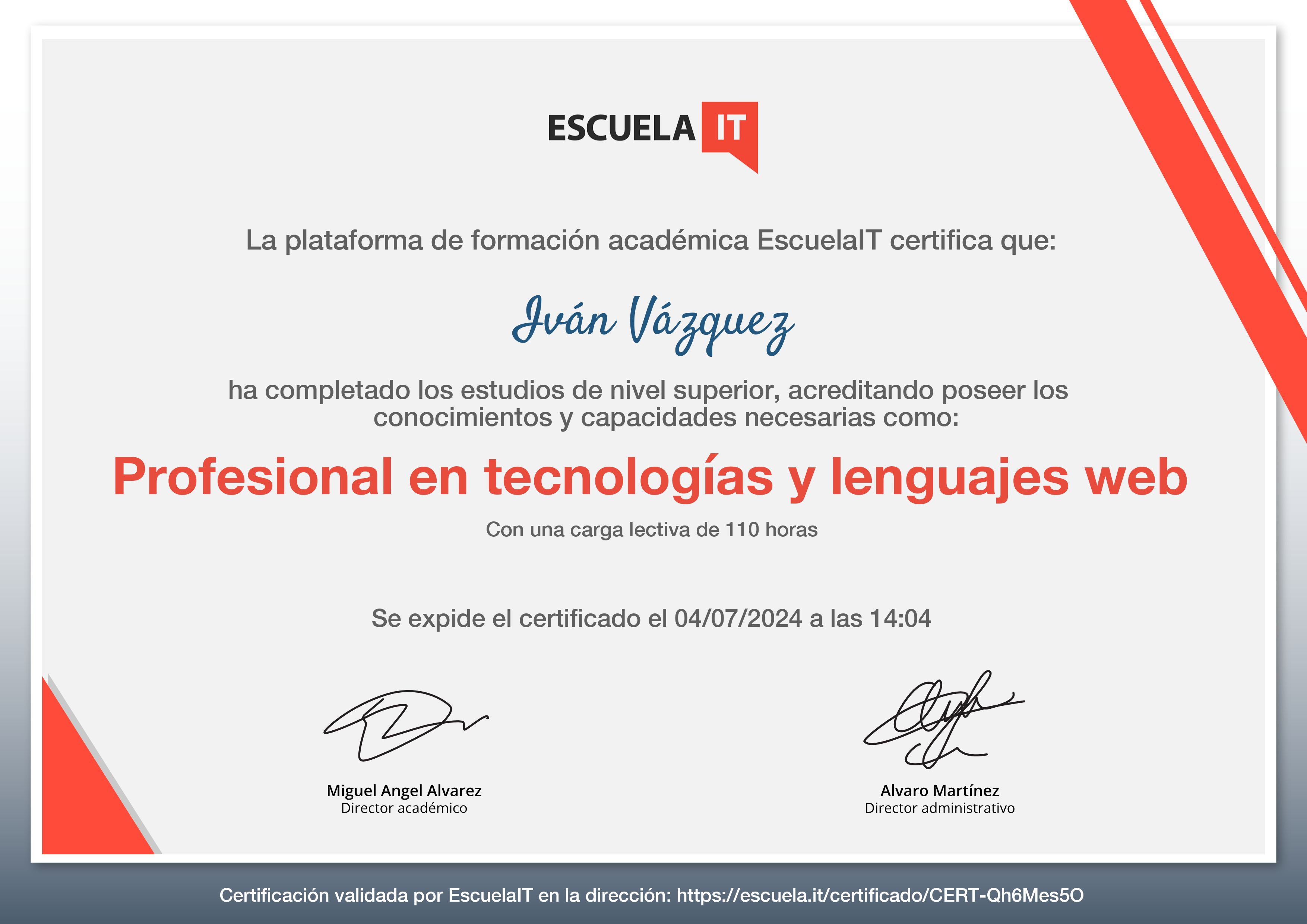 Certificado