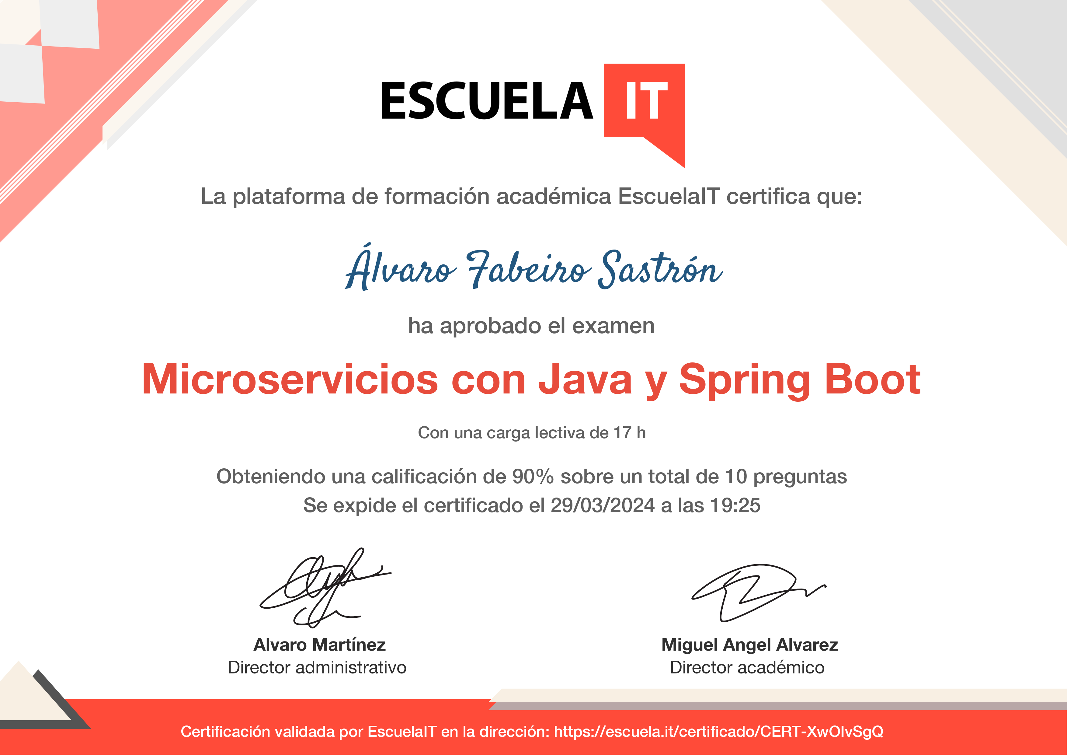 Certificado