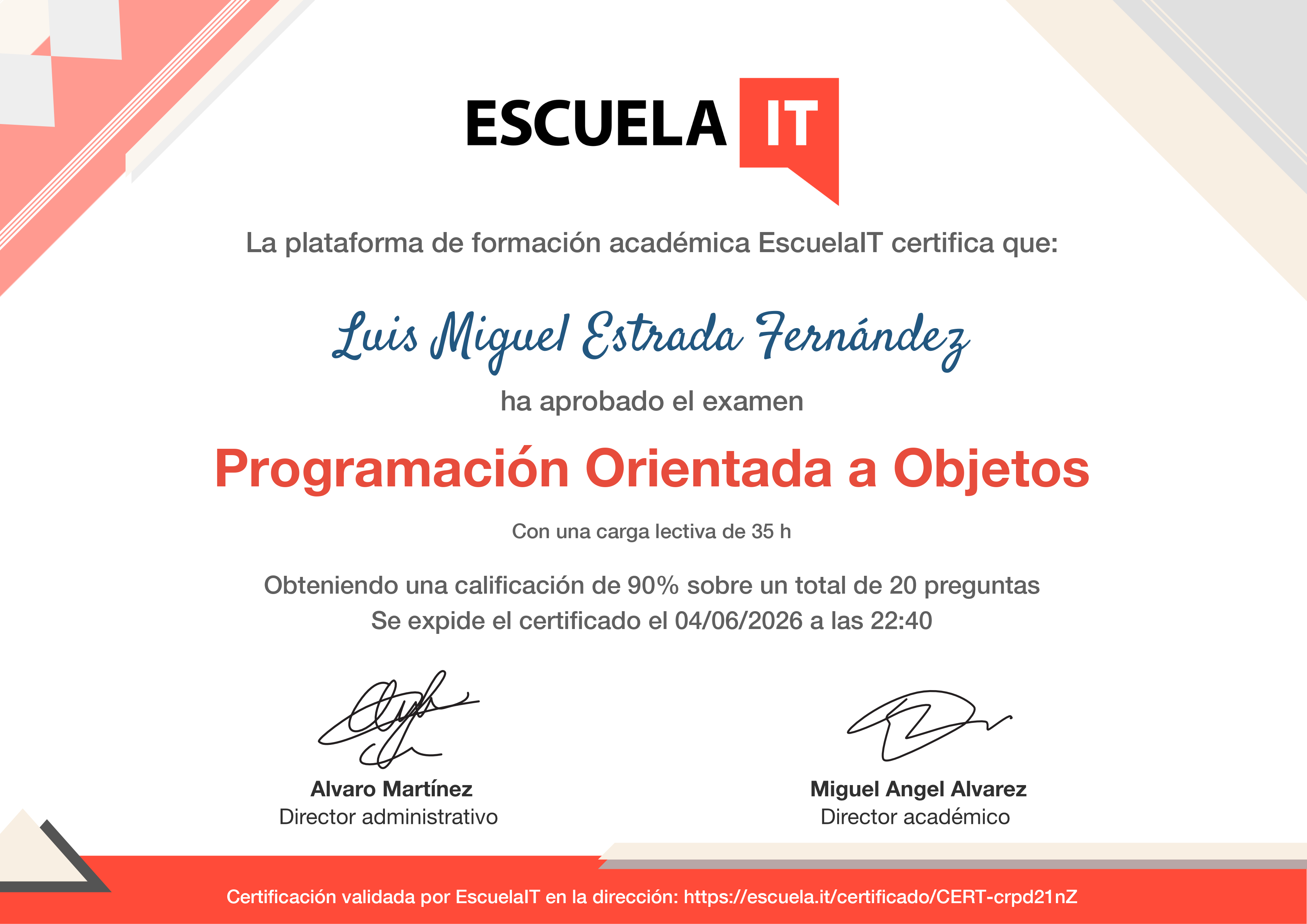 Certificado