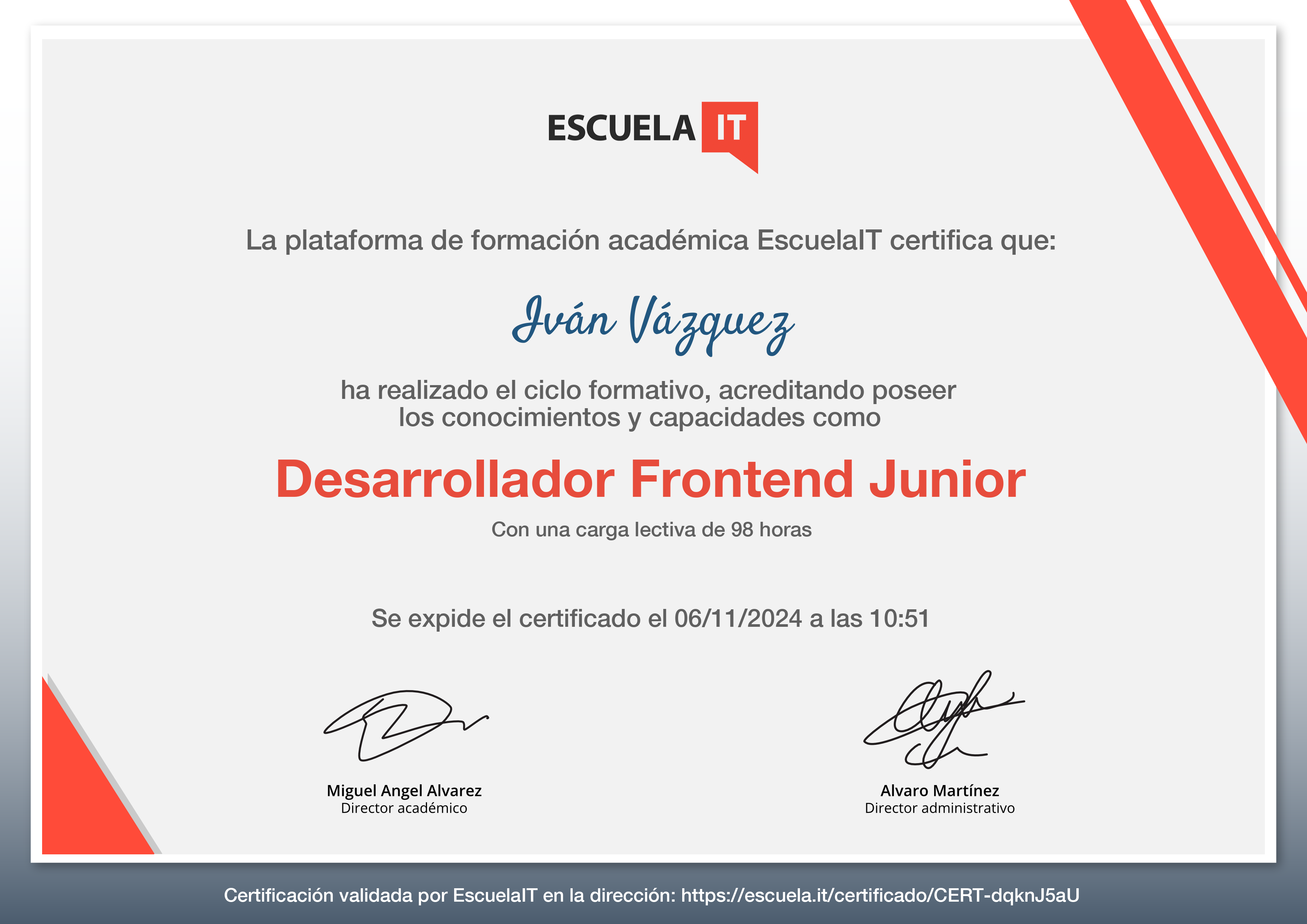 Certificado