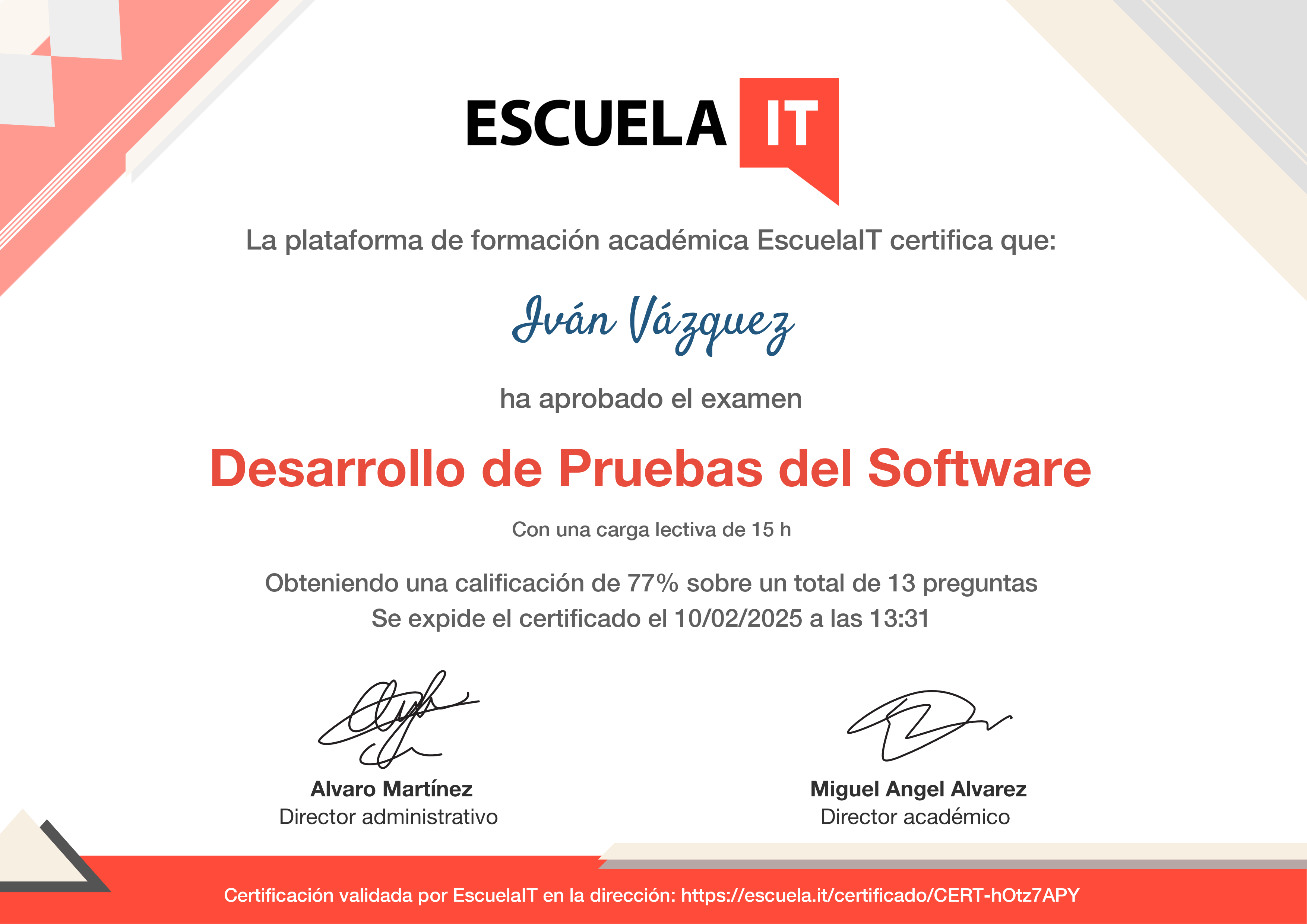 Certificado