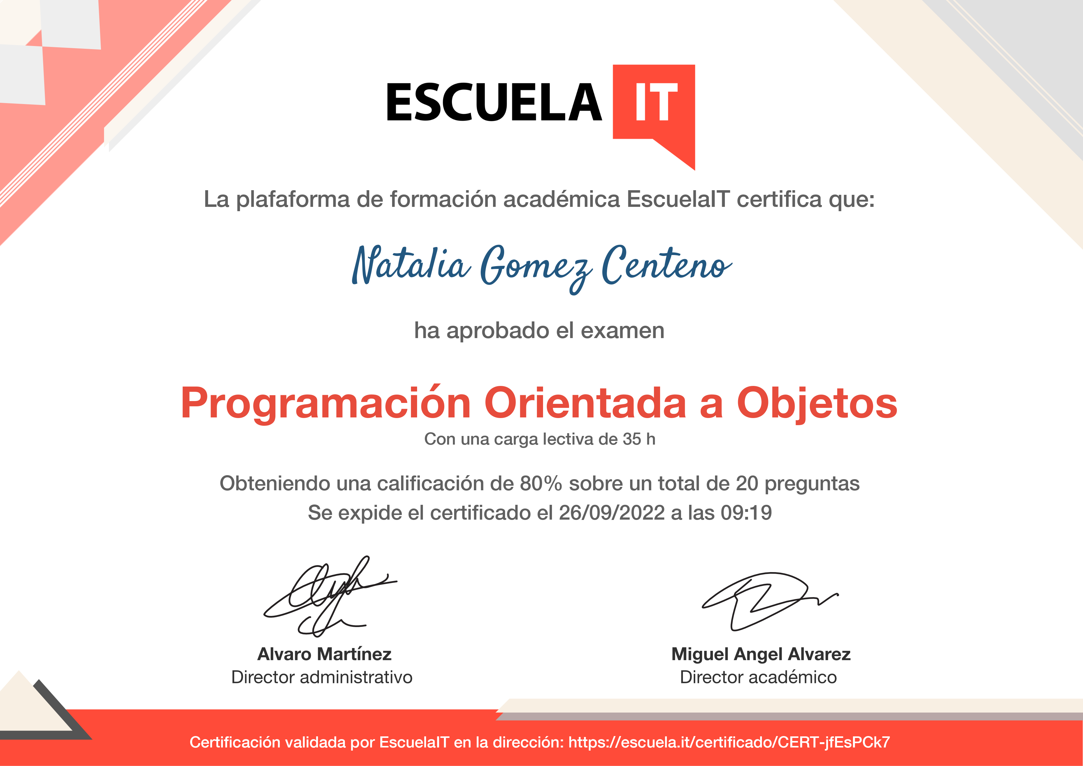 Certificado