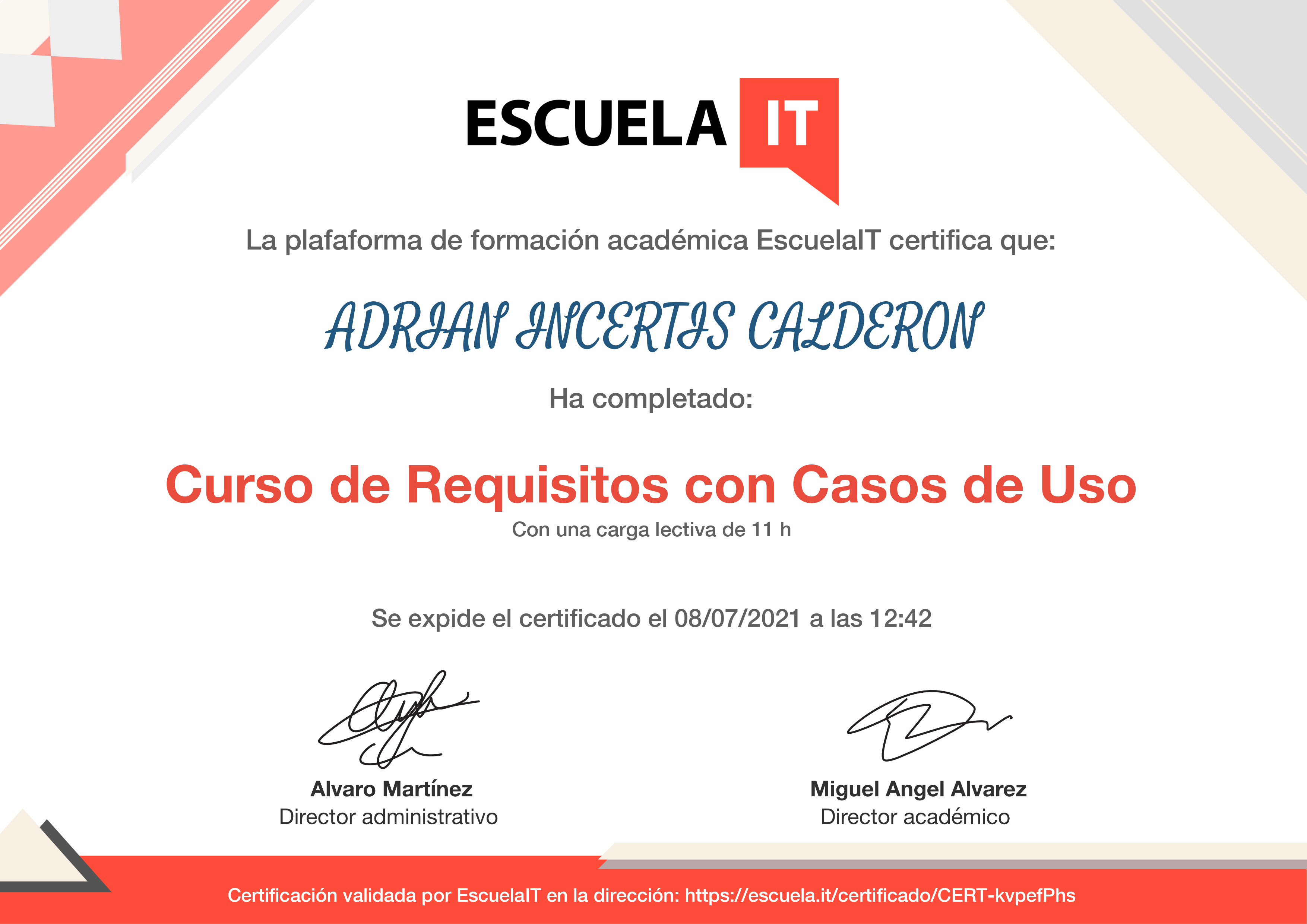Certificado