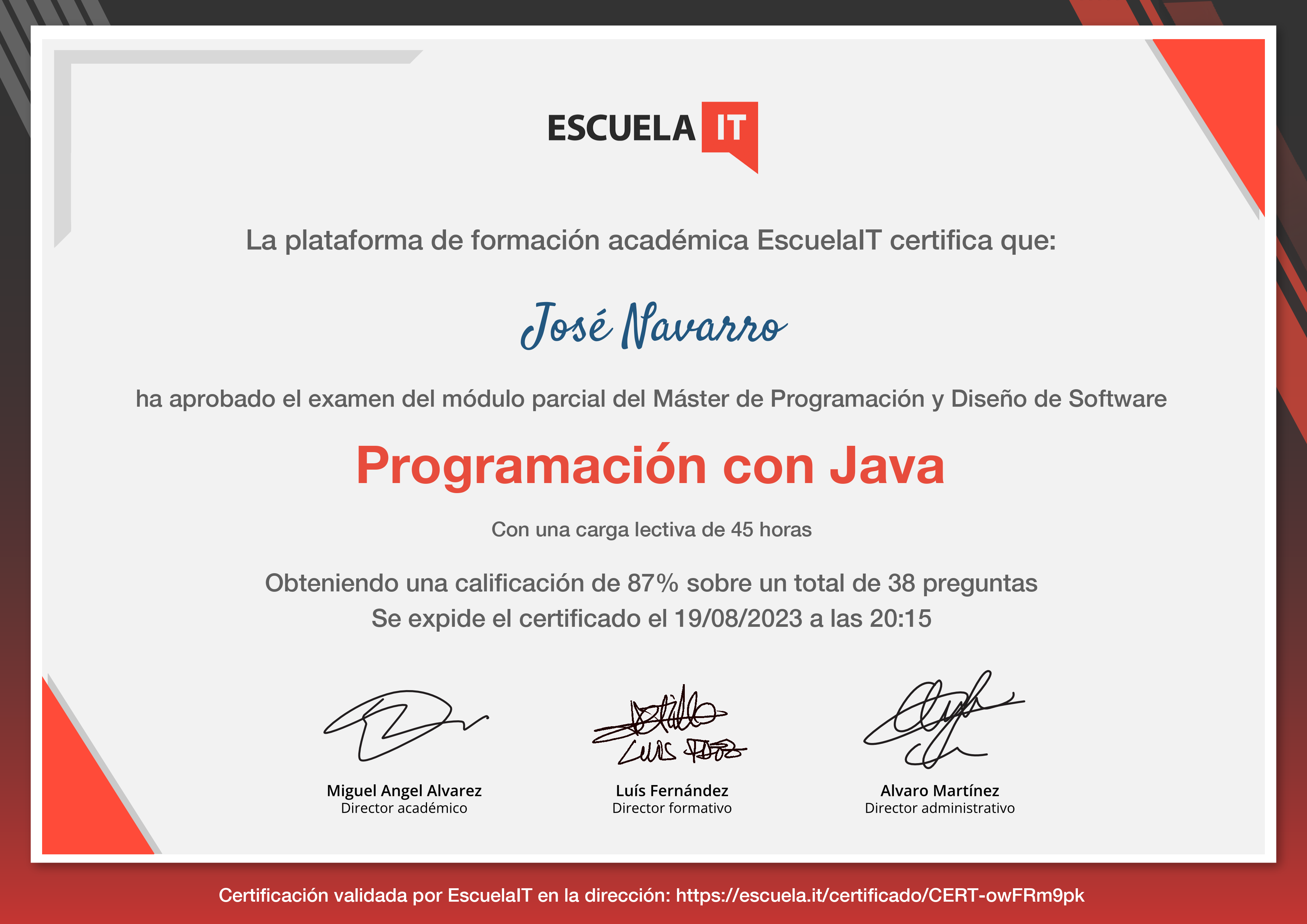 Certificado