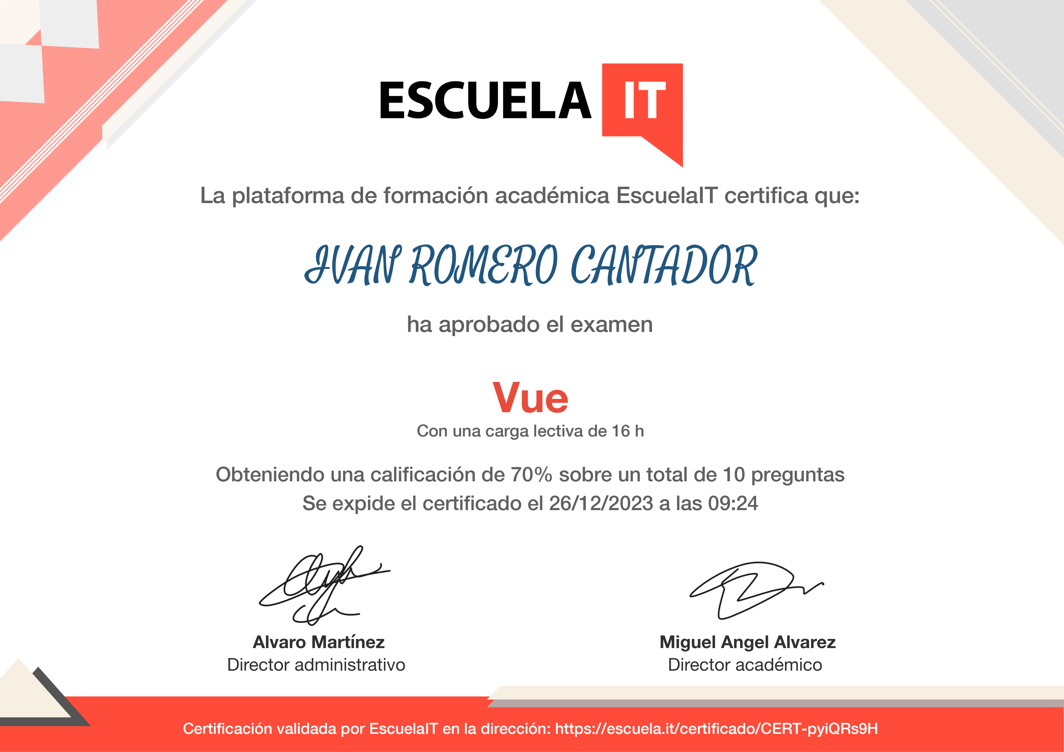 Certificado