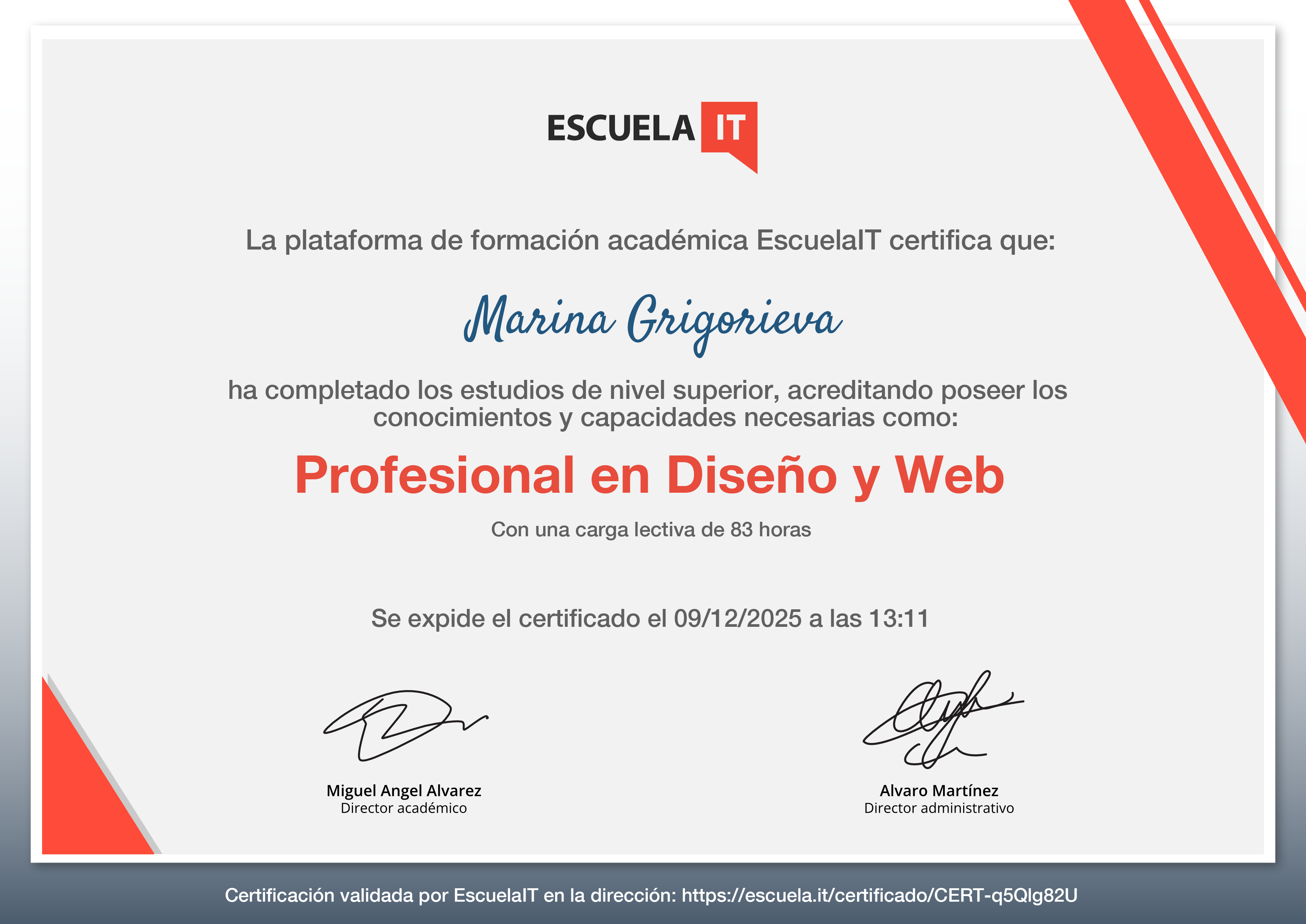 Certificado