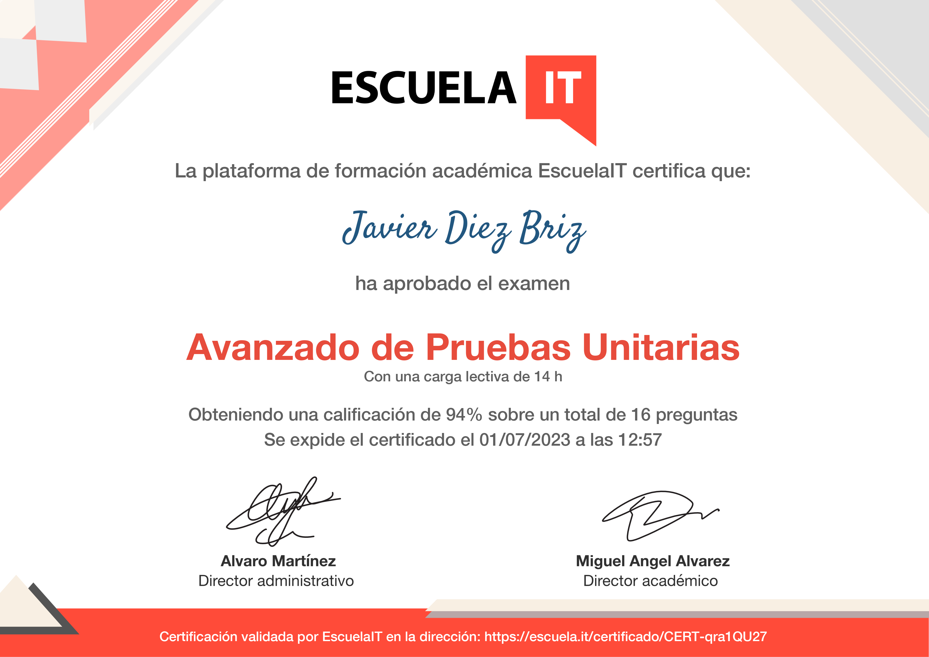 Certificado