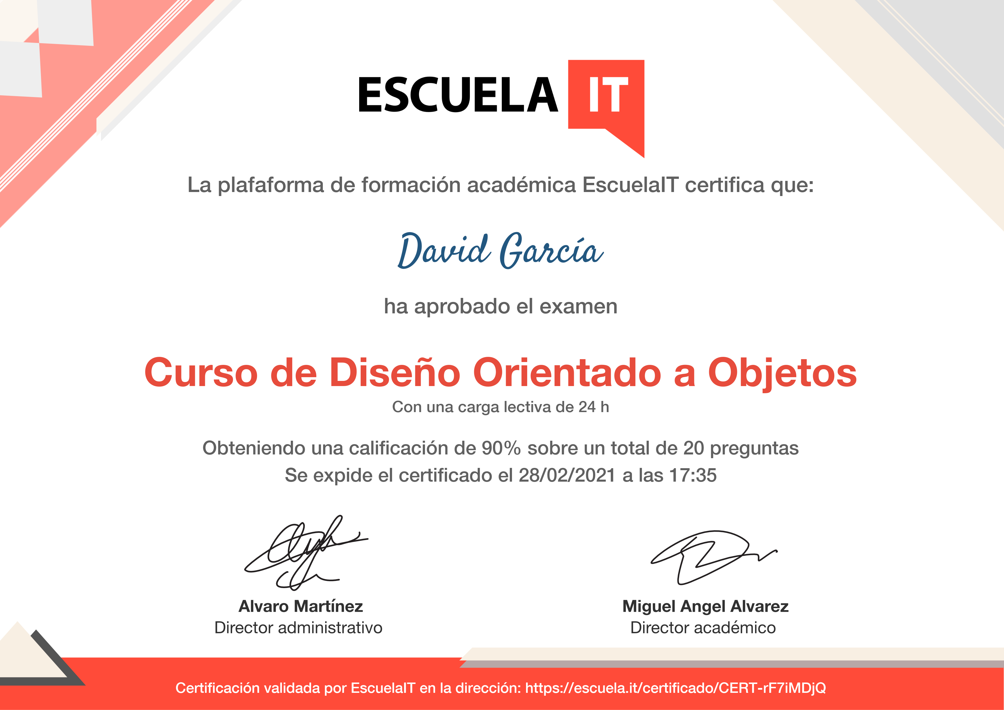 Certificado
