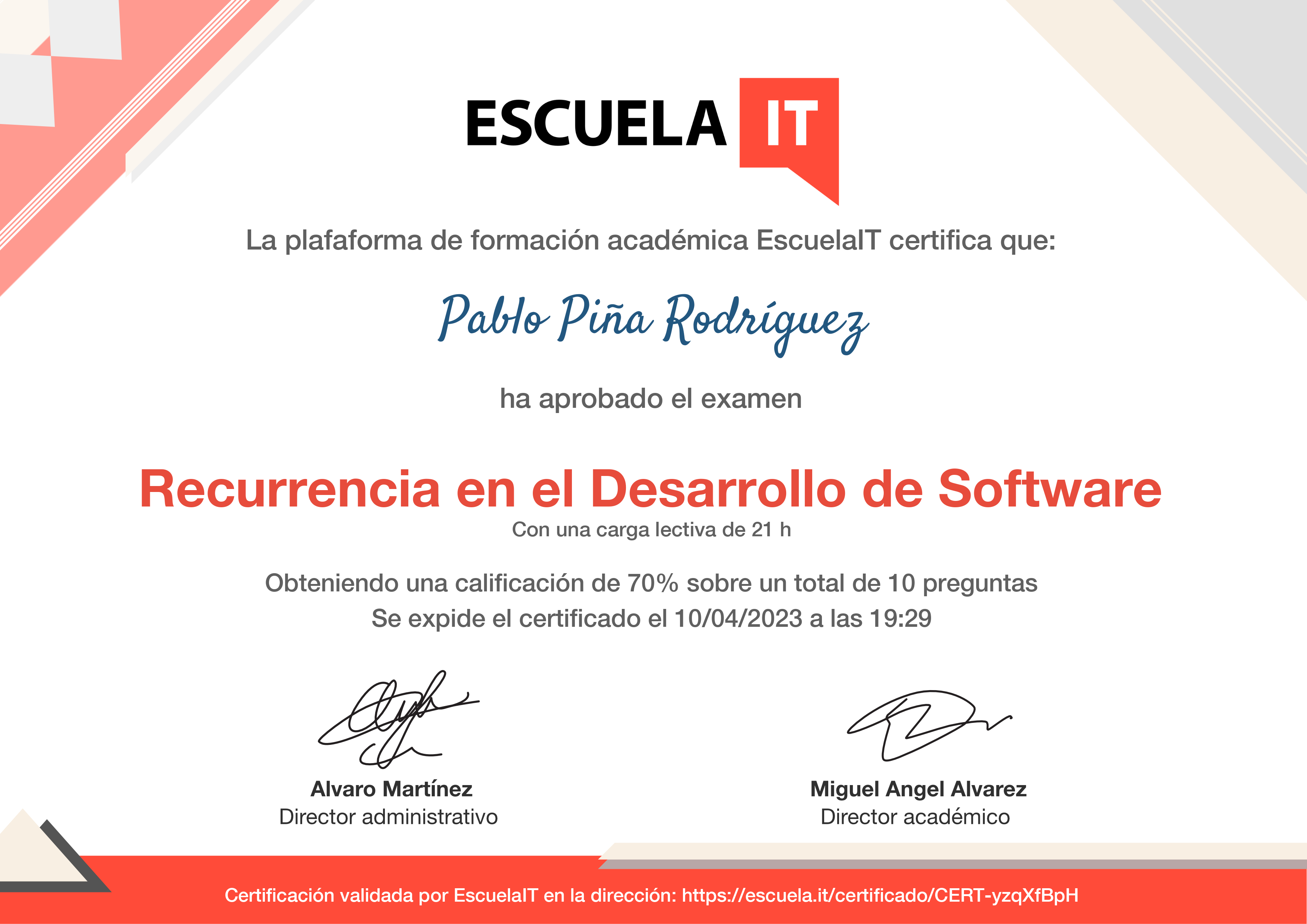 Certificado
